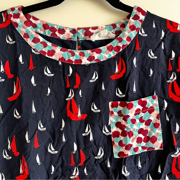 ANTHROPOLOGIE BOAT PATTERN T-SHIRT - Picture 7 of 7